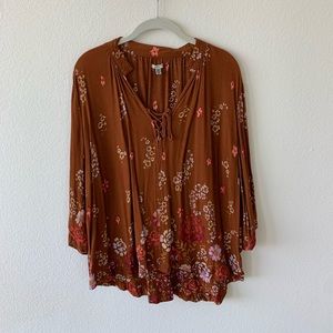 Urban Outfitters Ecote burnt orange top